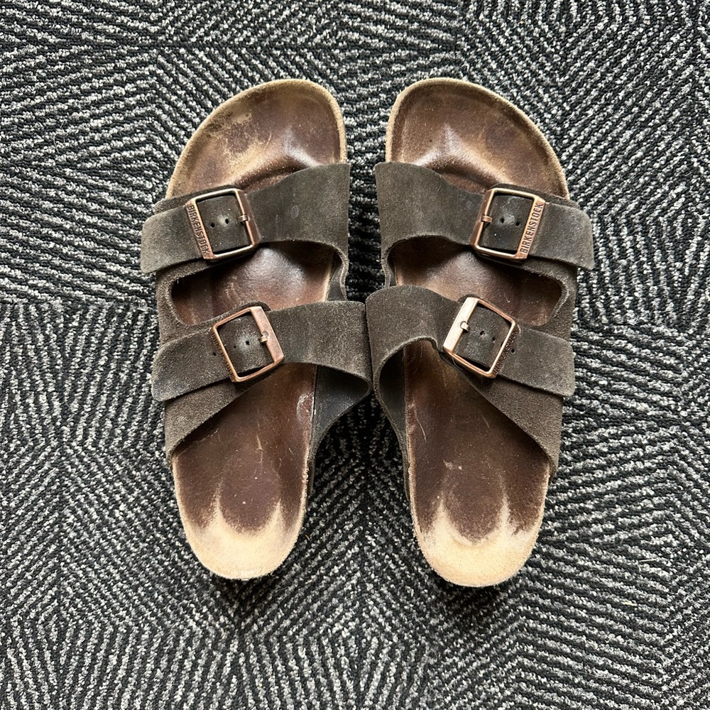 Birkenstock Arizona Suede Narrow Size 41 Used